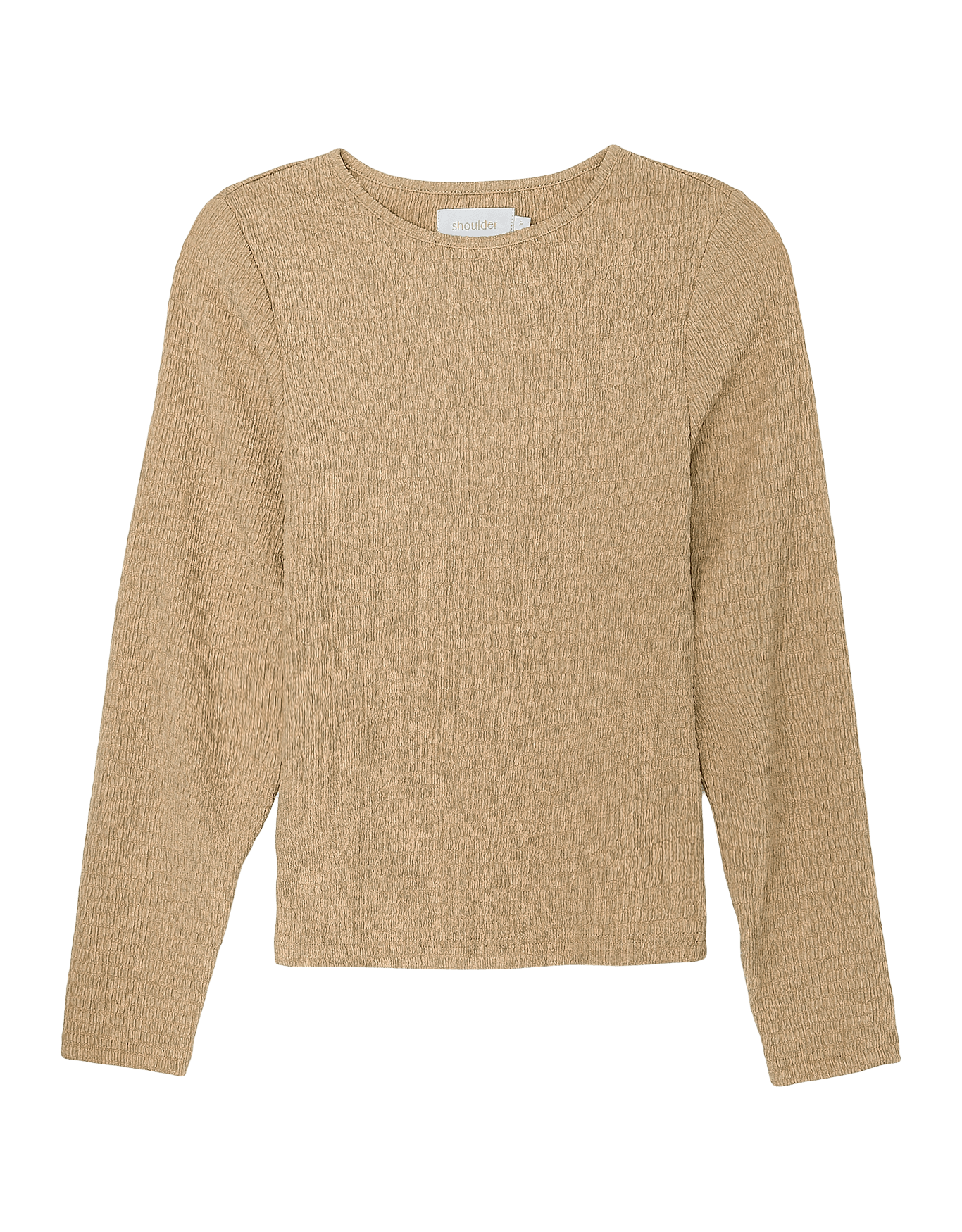 Blusa Texturizada Manga Longa Khaki